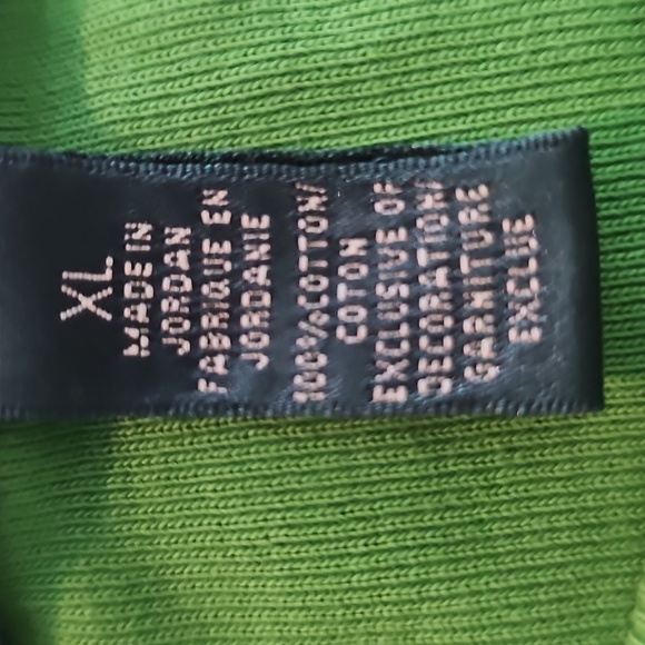 Lauren Ralph Lauren Vibrant Green Knit Top - Picture 5 of 5